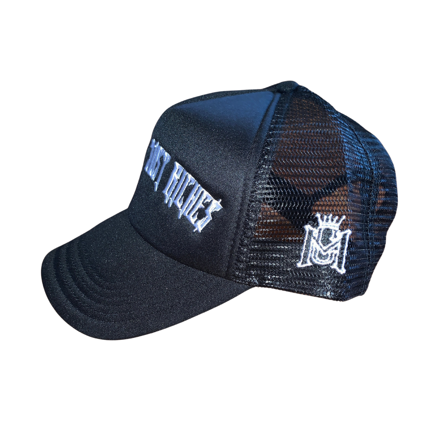 “NO CLOUT JUST RICHES ” TRUCKER (Black)